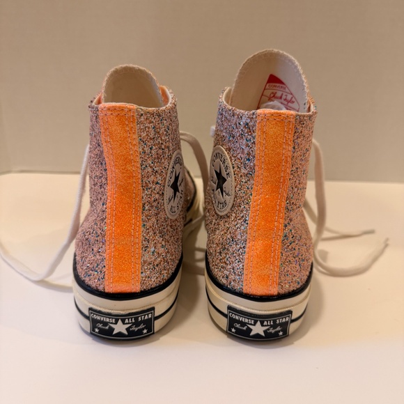 CONVERSE x JW Anderson Chuck Taylor 70 “Glitter Pack” Sneakers Size W8.5/M6.5 - Picture 4 of 5